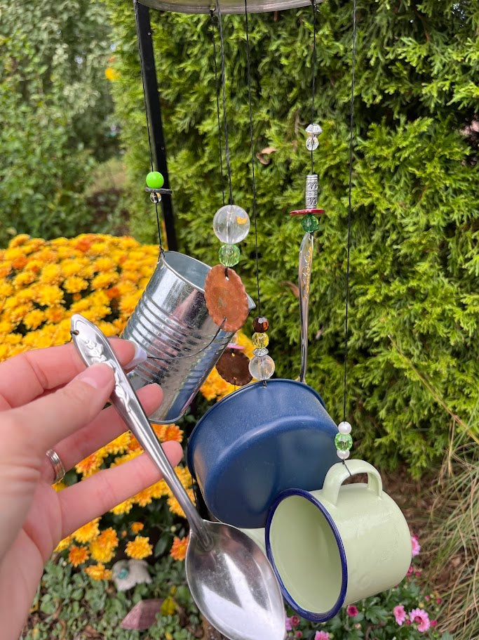 Whimsical Art Windchime - Camping