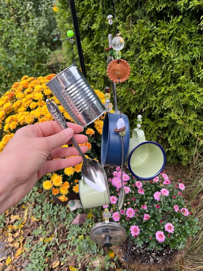 Whimsical Art Windchime - Camping