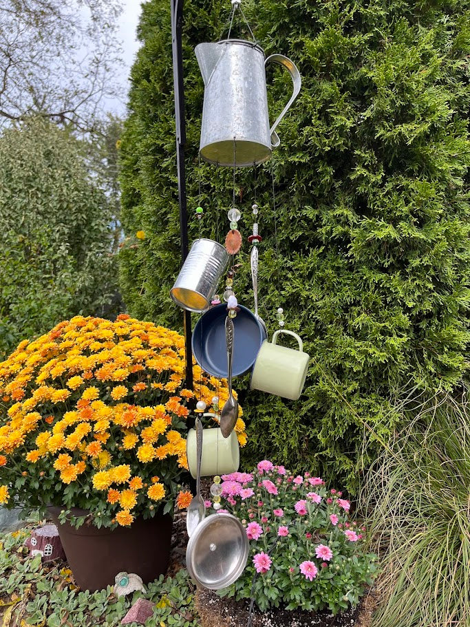 Whimsical Art Windchime - Camping