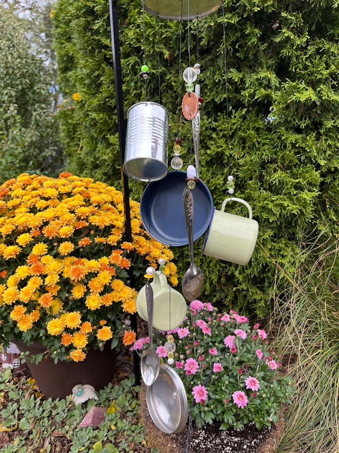 Whimsical Art Windchime - Camping