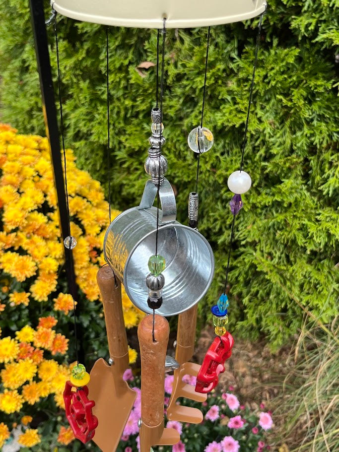 Whimsical Art Windchime - Garden LOVE