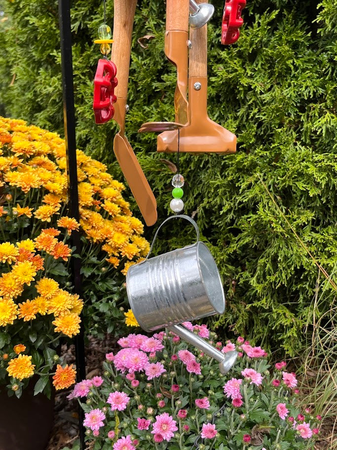 Whimsical Art Windchime - Garden LOVE