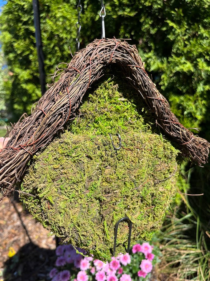 LOFT - Natural MOSS & Stick Birdhouse