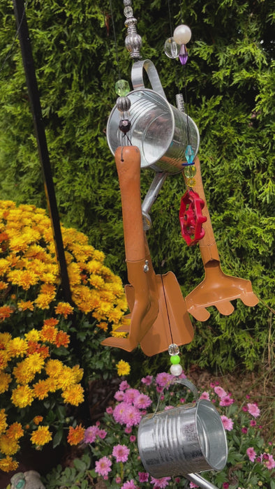 Whimsical Art Windchime - Garden LOVE Sound Recording