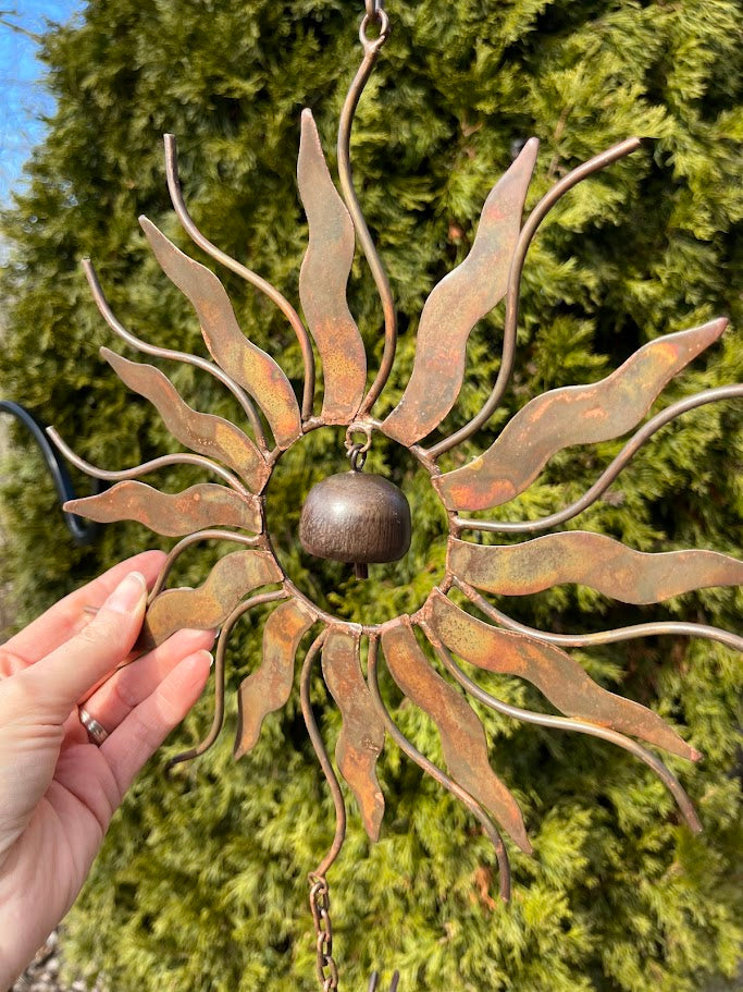 Triple Solstice Sun Garden Ornament