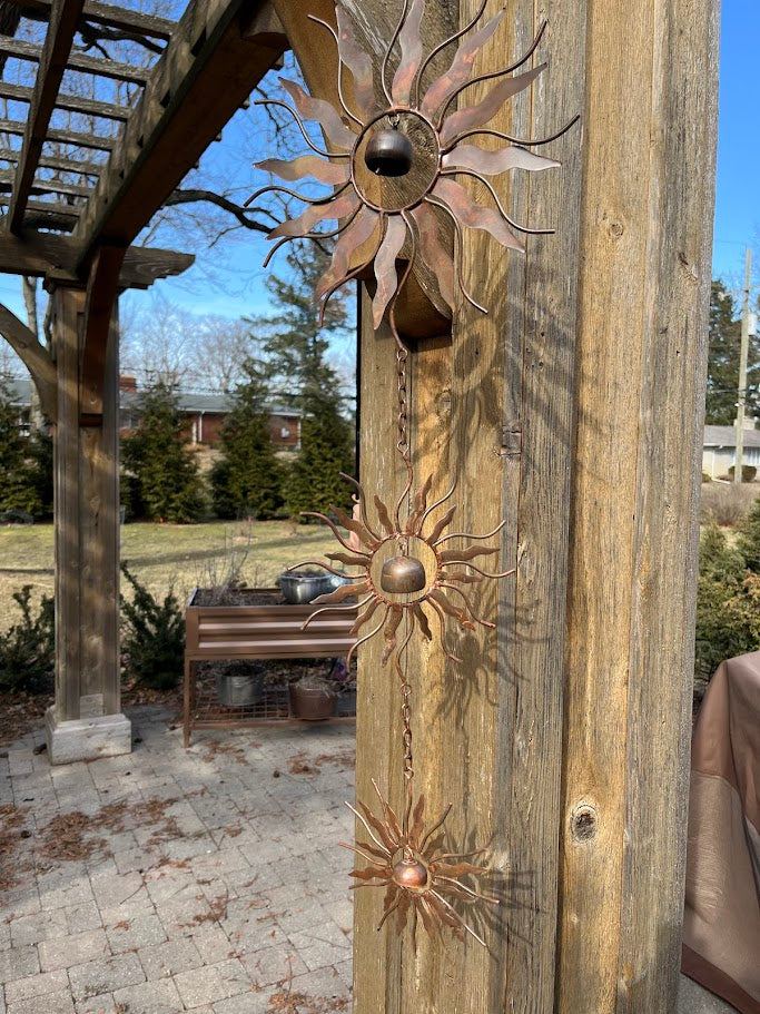 Triple Solstice Sun Garden Ornament
