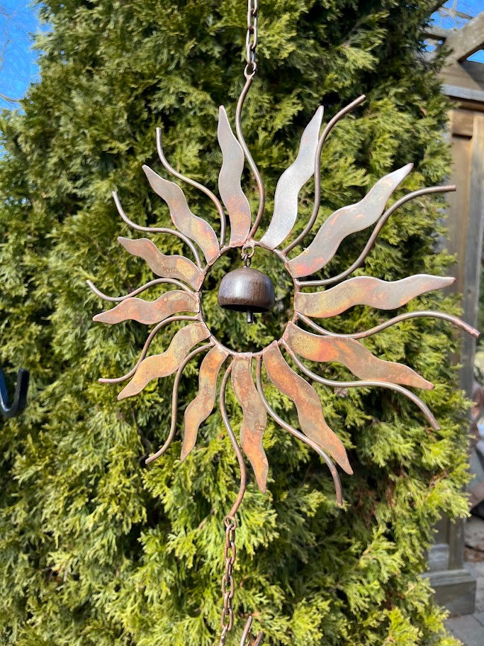 Triple Solstice Sun Garden Ornament