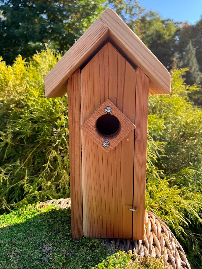 Birdhouse "Wallace" - Wood Nesting Box