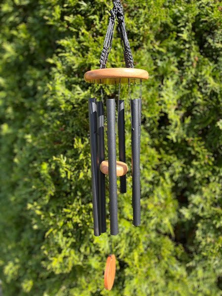 Windchime - Black Crochet - Garden Outside The Box