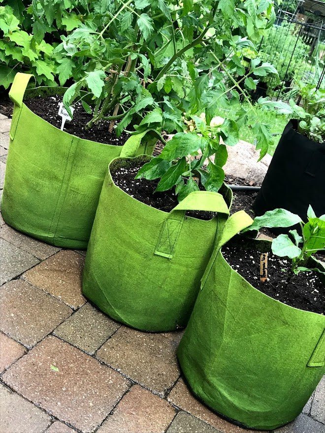 Potato Grow Bags Plant Grow Bags with Flap and Handles DIY Fabric